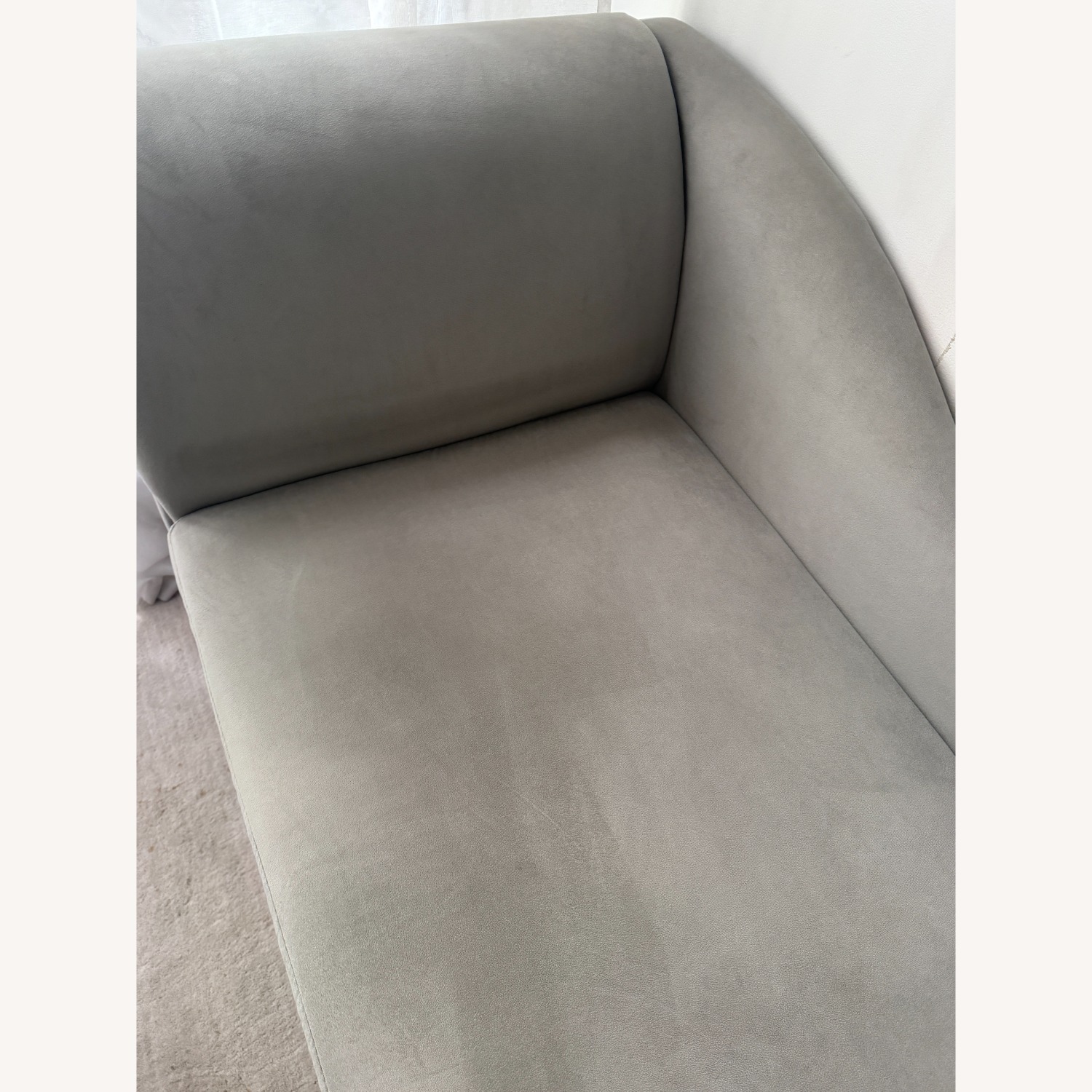 Safaviehn Caiden Velvet Chaise W Pillow - image-4