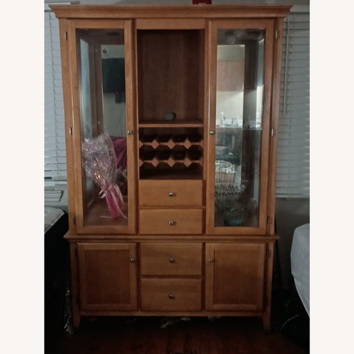 Used Wine Rack / Curio Cabinet  for sale on AptDeco