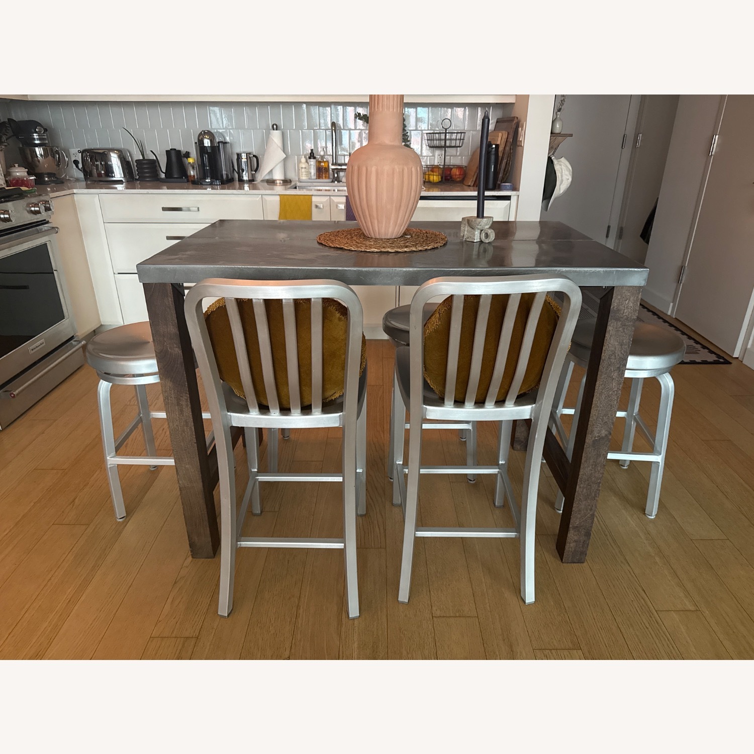 Crate & Barrel EAC Delta Counter Stools (Set of 2) - image-2