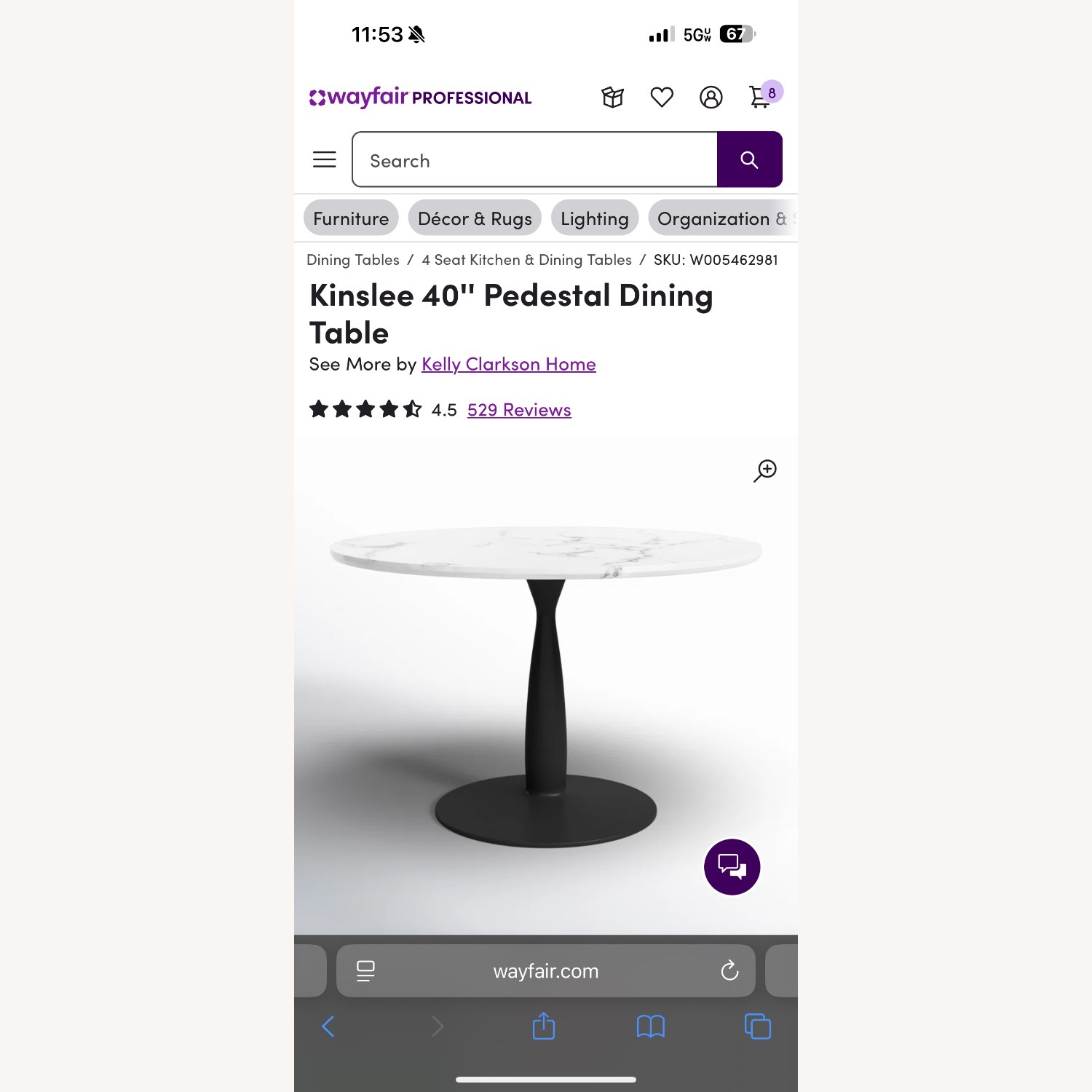 Kinslee Round Dinning Table W Chairs - image-8