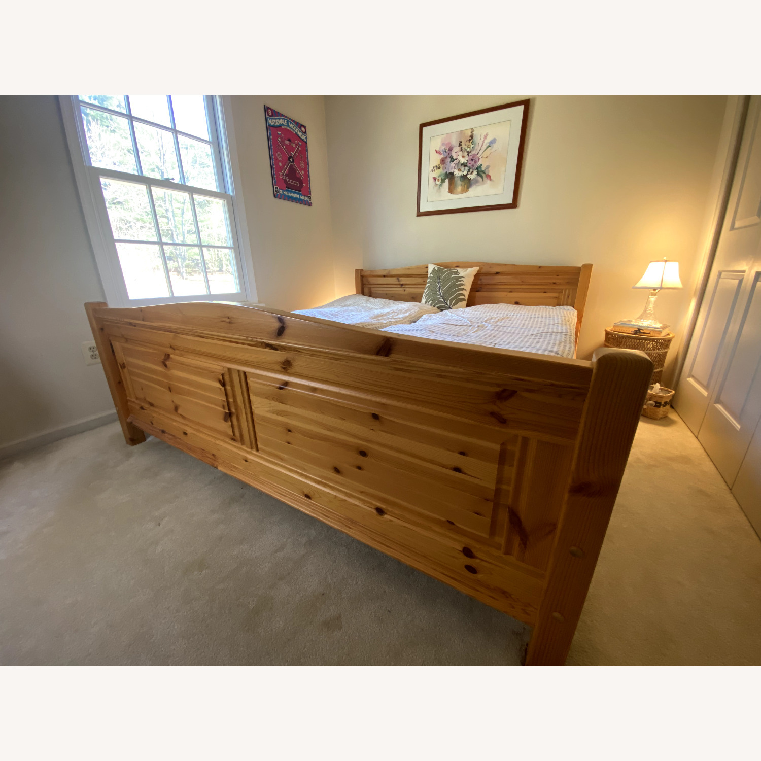 Scandinavian Wood Queen Bed Frame - image-3