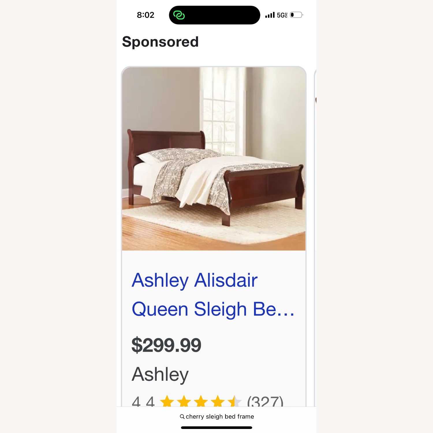 Alisdair Queen Sleigh Bed - image-4