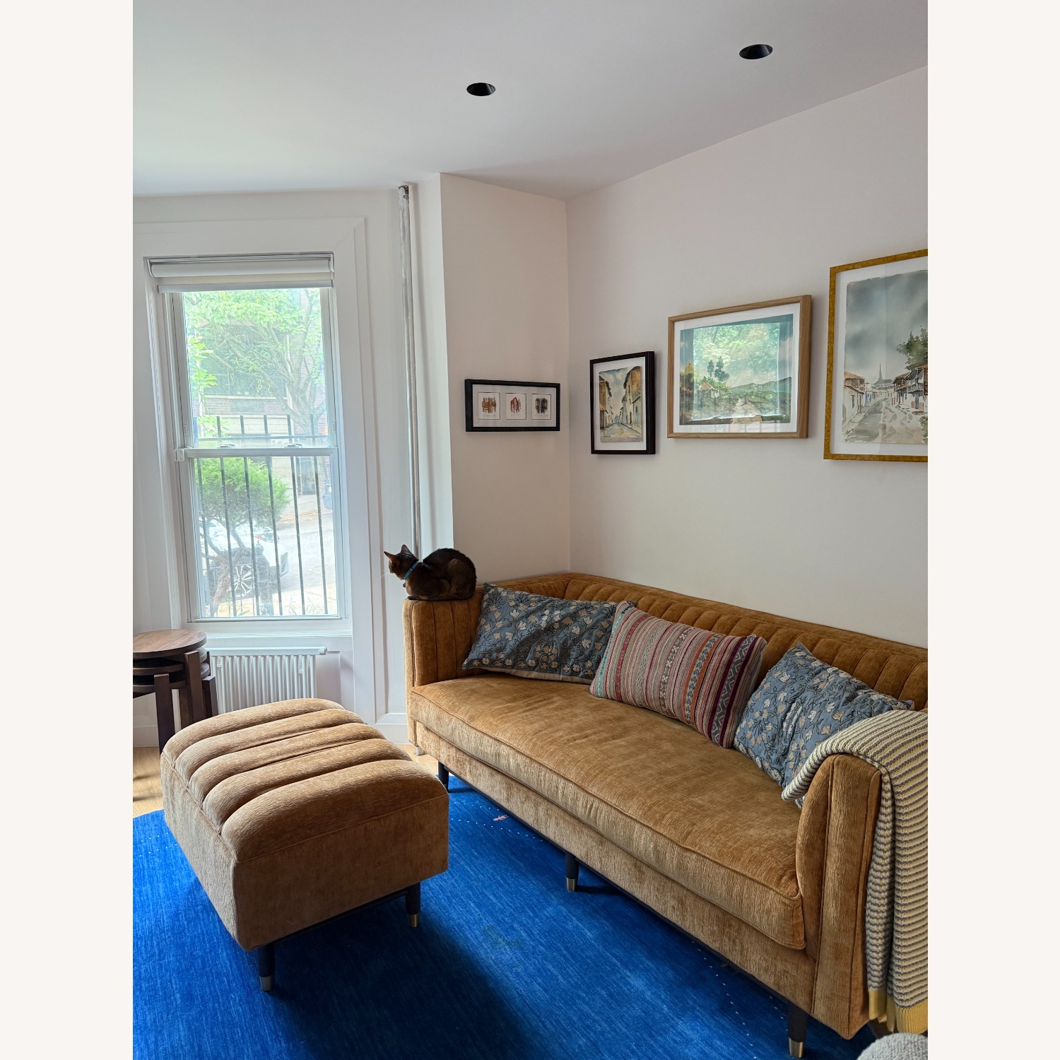 Joybird Chelsea Loveseat and Ottoman - image-3