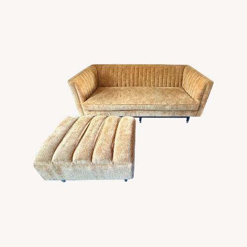 Used  Joybird Chelsea Loveseat and Ottoman  for sale on AptDeco