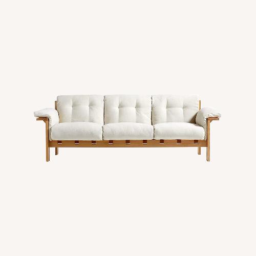 Used Crate & Barrel Shinonla Runwell Wood Frame Sofa for sale on AptDeco