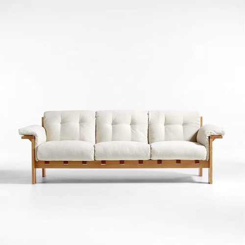 Used Crate & Barrel Shinonla Runwell Wood Frame Sofa for sale on AptDeco
