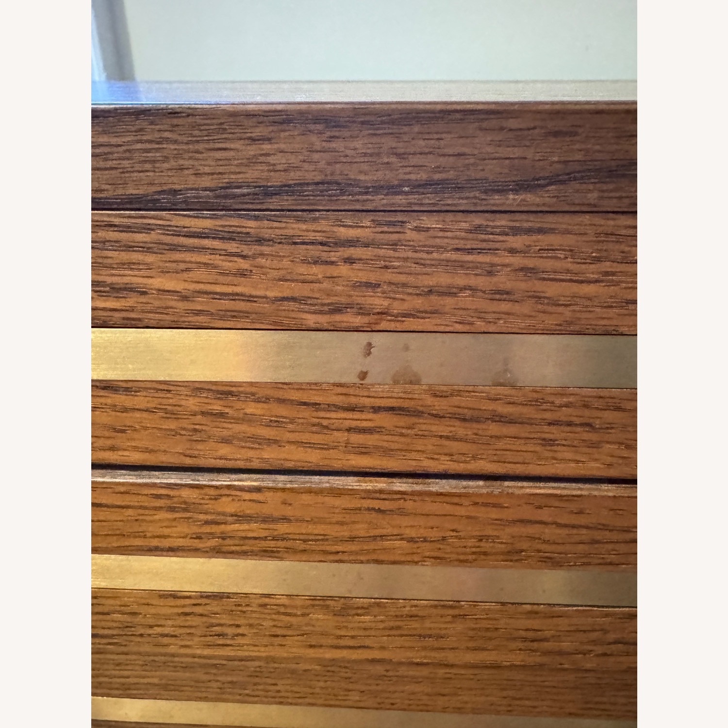 CB2 Vintage Inline Brass Filing Cabinet - image-13