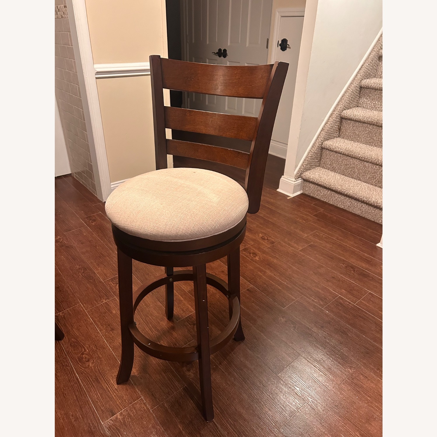 Upholstered Stools with Solid Wood Frame - image-3