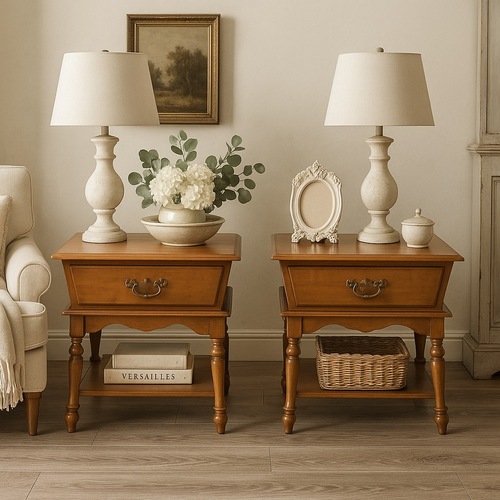 Used Heywood Wakefield Dough Box End Tables for sale on AptDeco