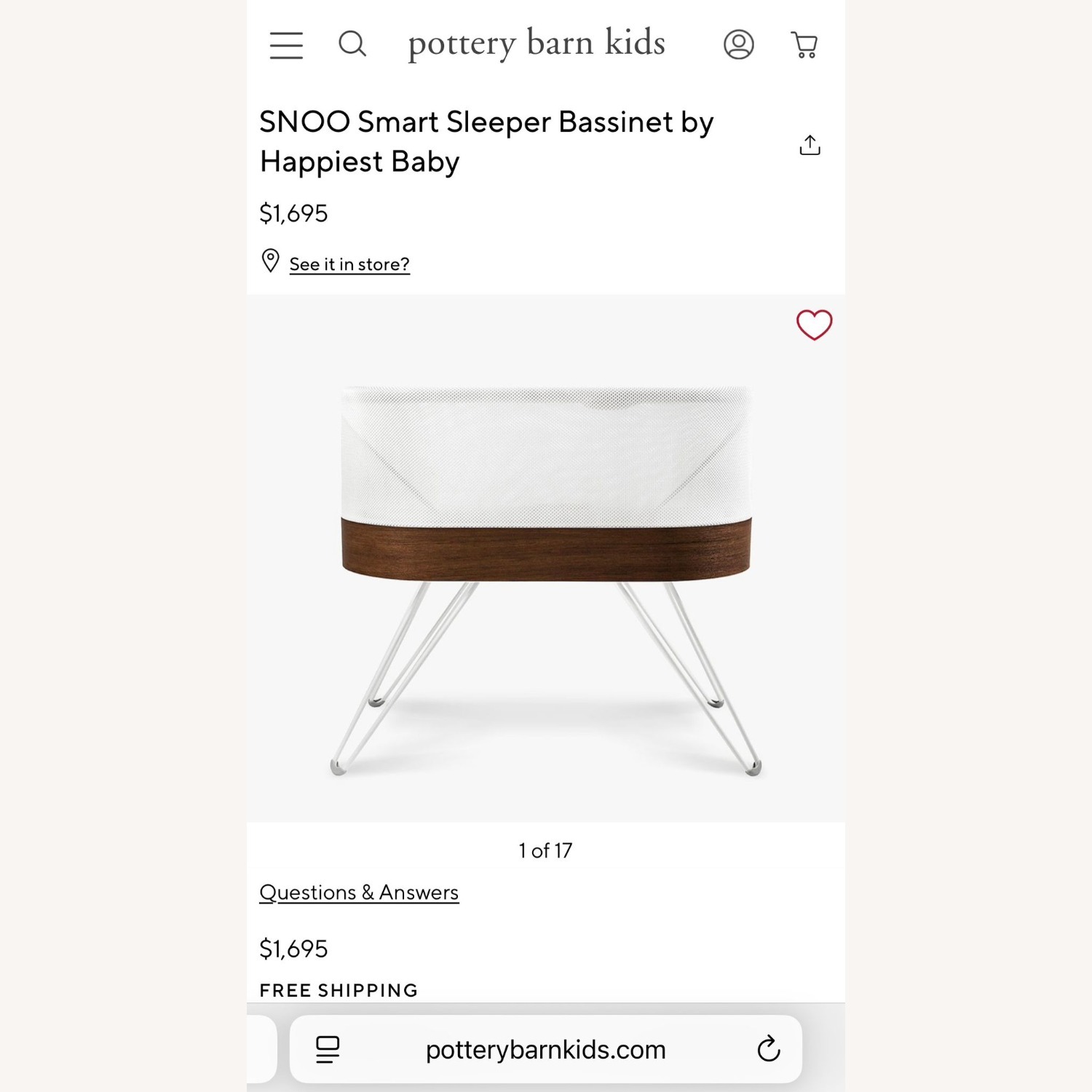 Snoo Smart Sleeper Bassinet  - image-8