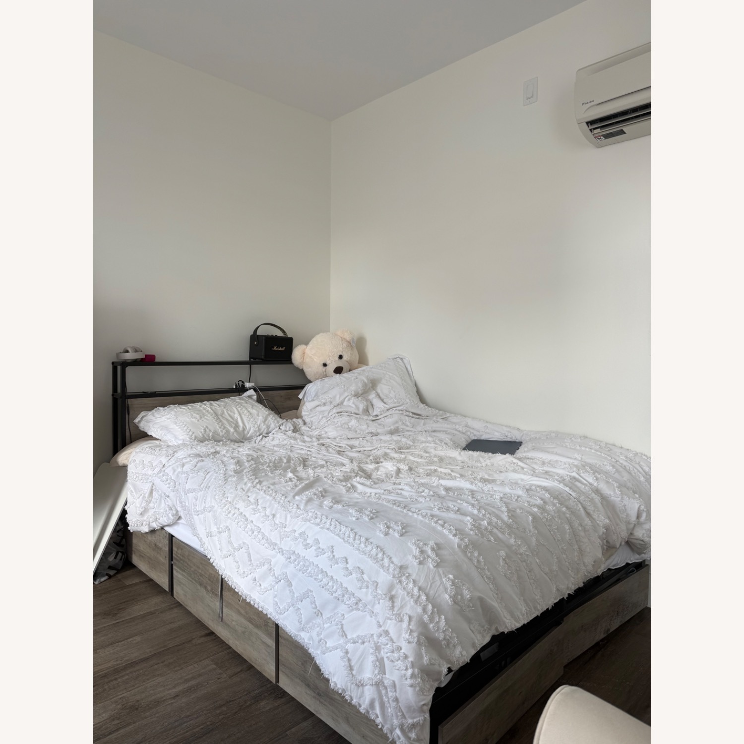 LED Bed Frame Full Size with Headboard - image-2