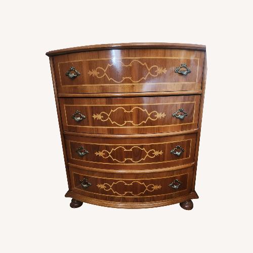 Used Vintage Wood Inlay Dresser for sale on AptDeco