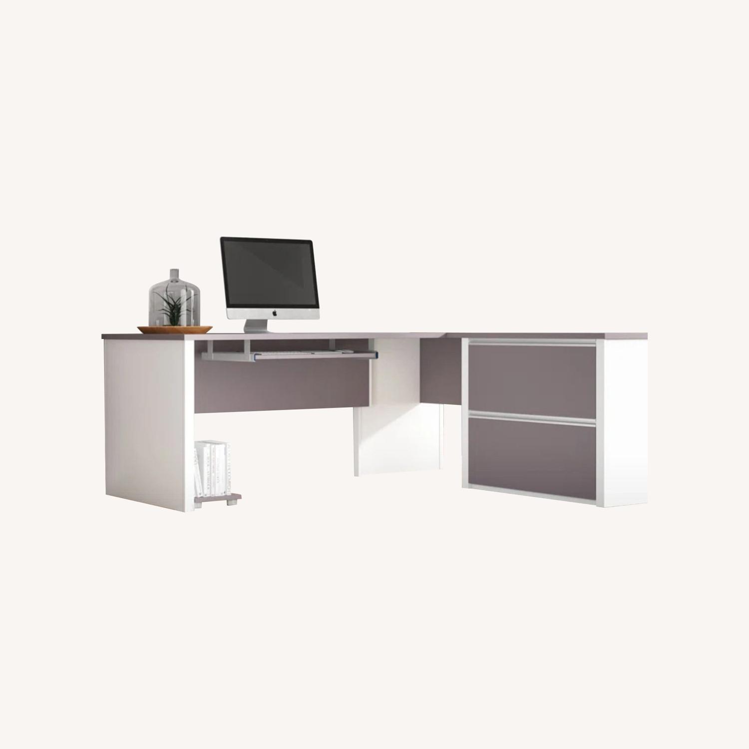 Aurea 1 Piece L-Shaped Computer Desk Office Set - image-0