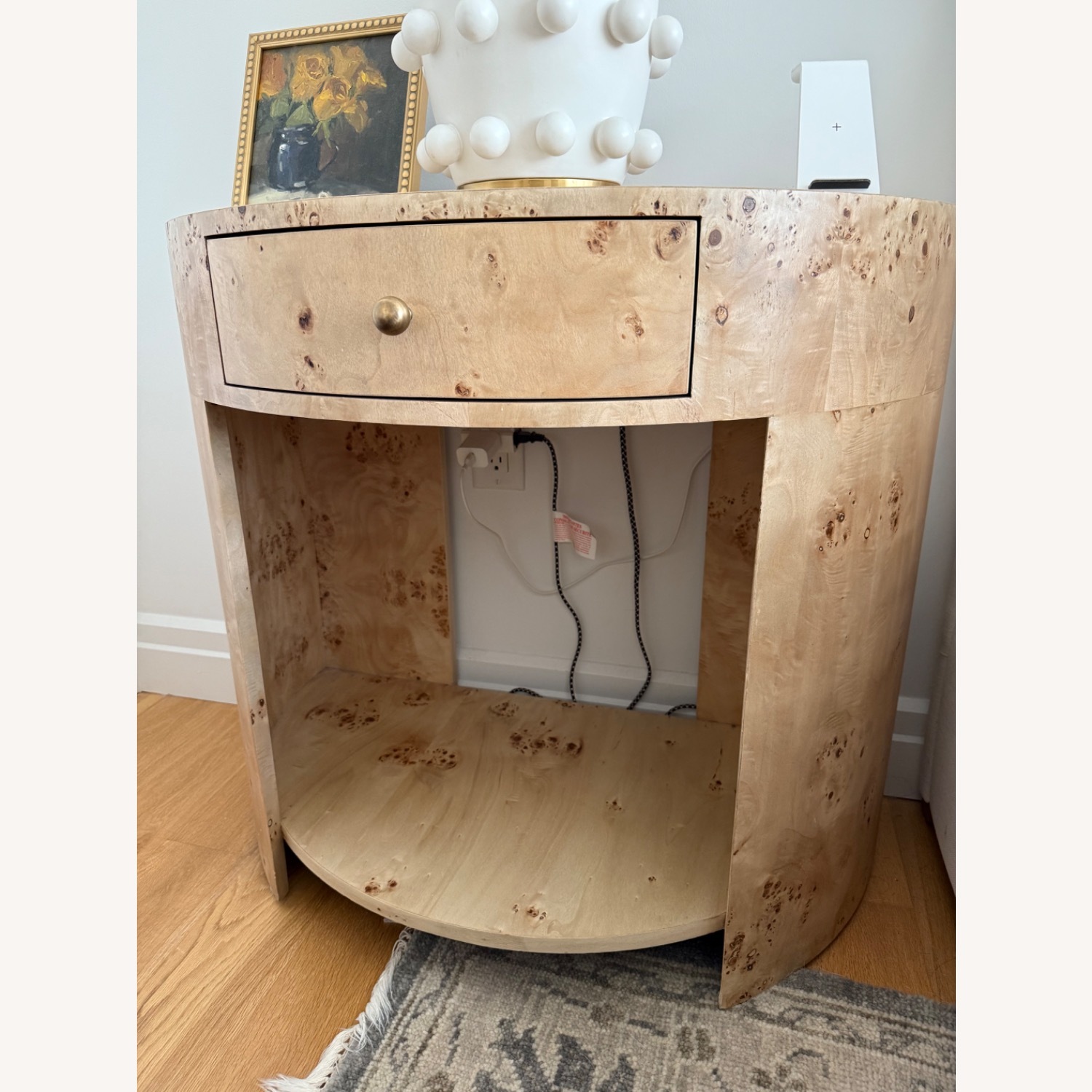 McGee & Co Pia Burl Nighstands Set of 2 - image-5