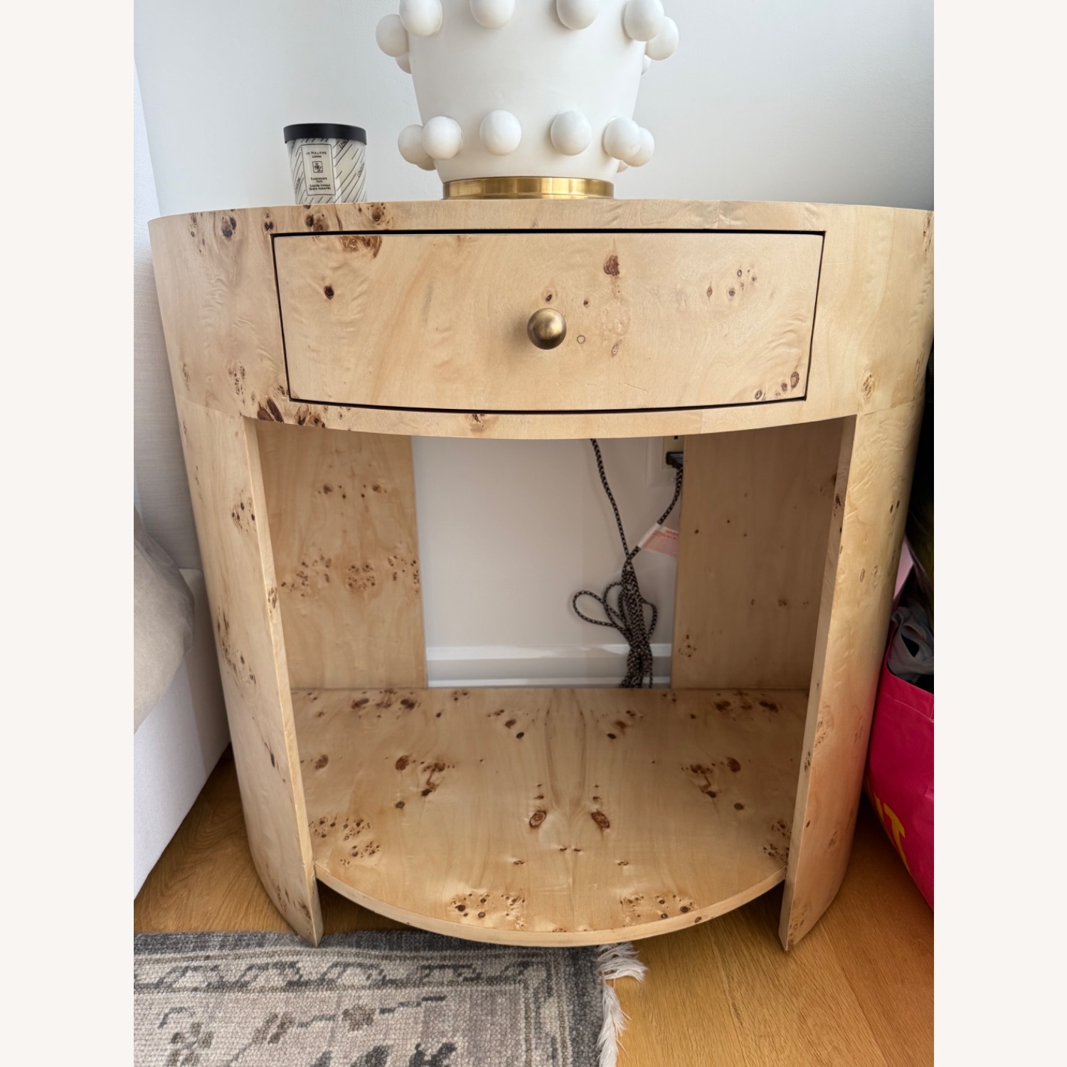 McGee & Co Pia Burl Nighstands Set of 2 - image-6