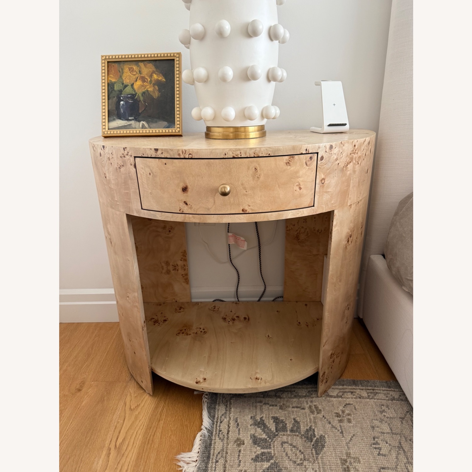 McGee & Co Pia Burl Nighstands Set of 2 - image-3