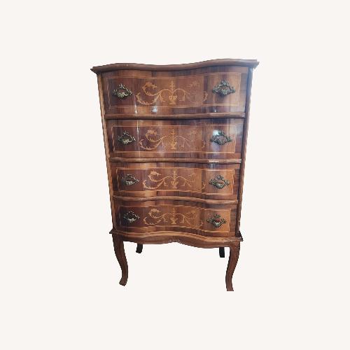 Used Vintage Wood Inlay Dresser for sale on AptDeco