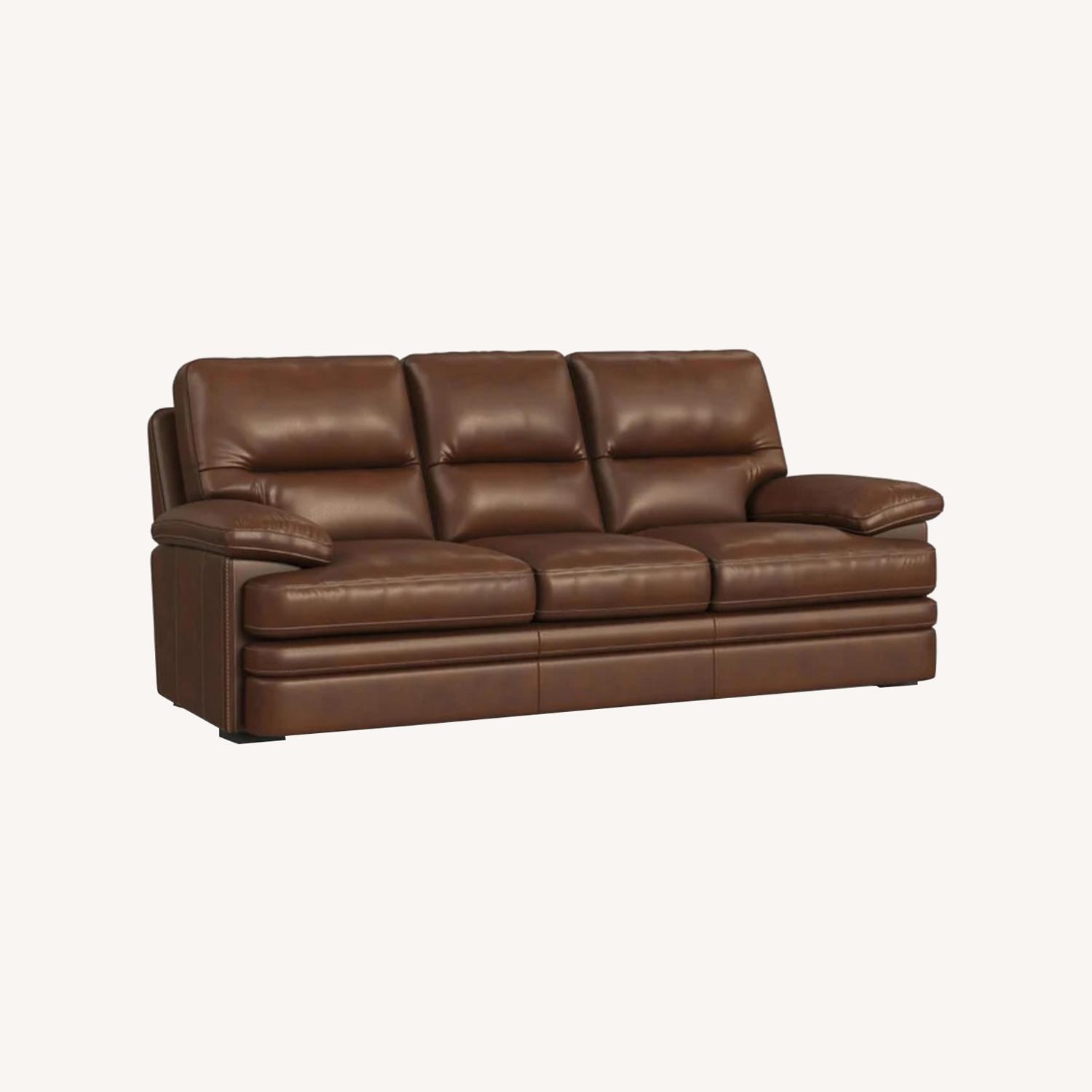 Flexsteel Leather Sofa - image-0