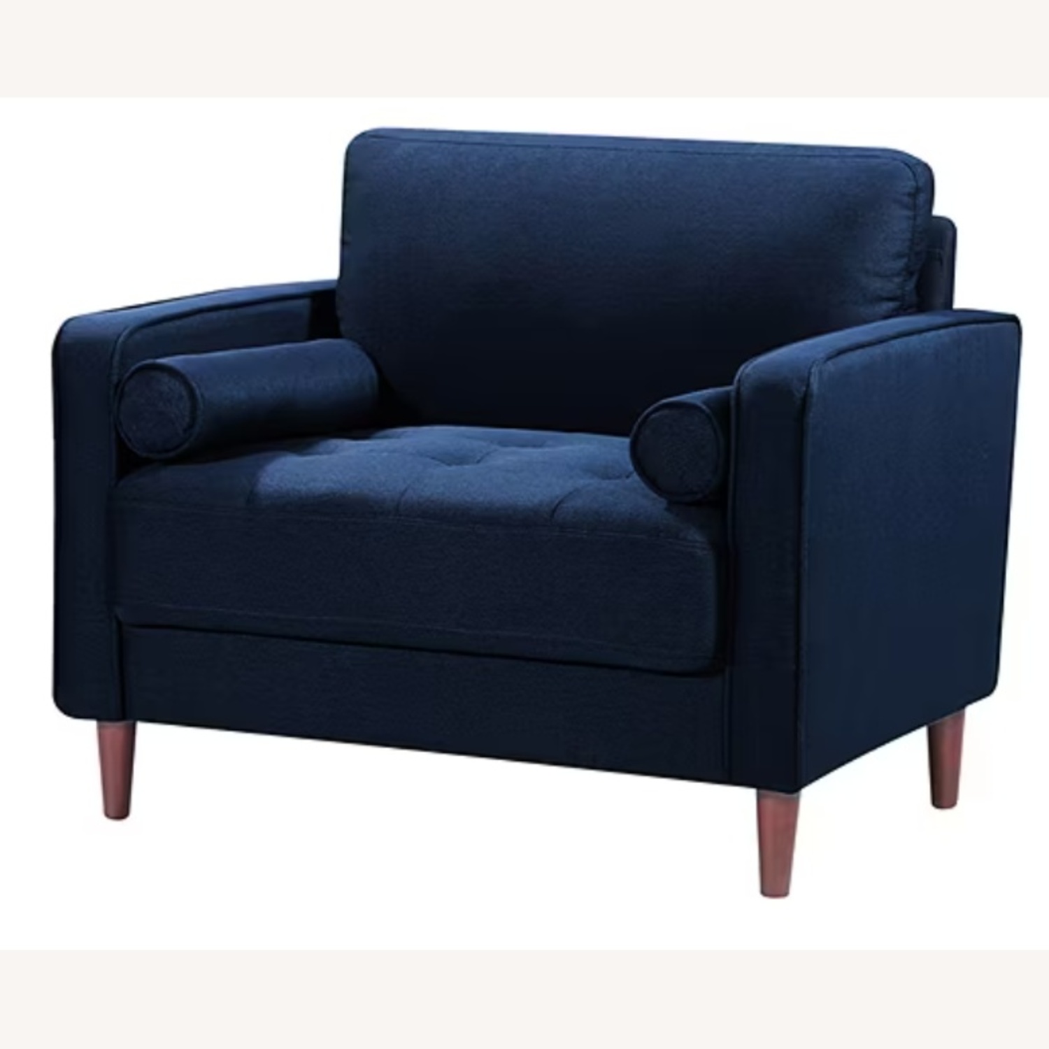 Joss & Main Lawrence Navy Blue Huge Armchairs - image-5