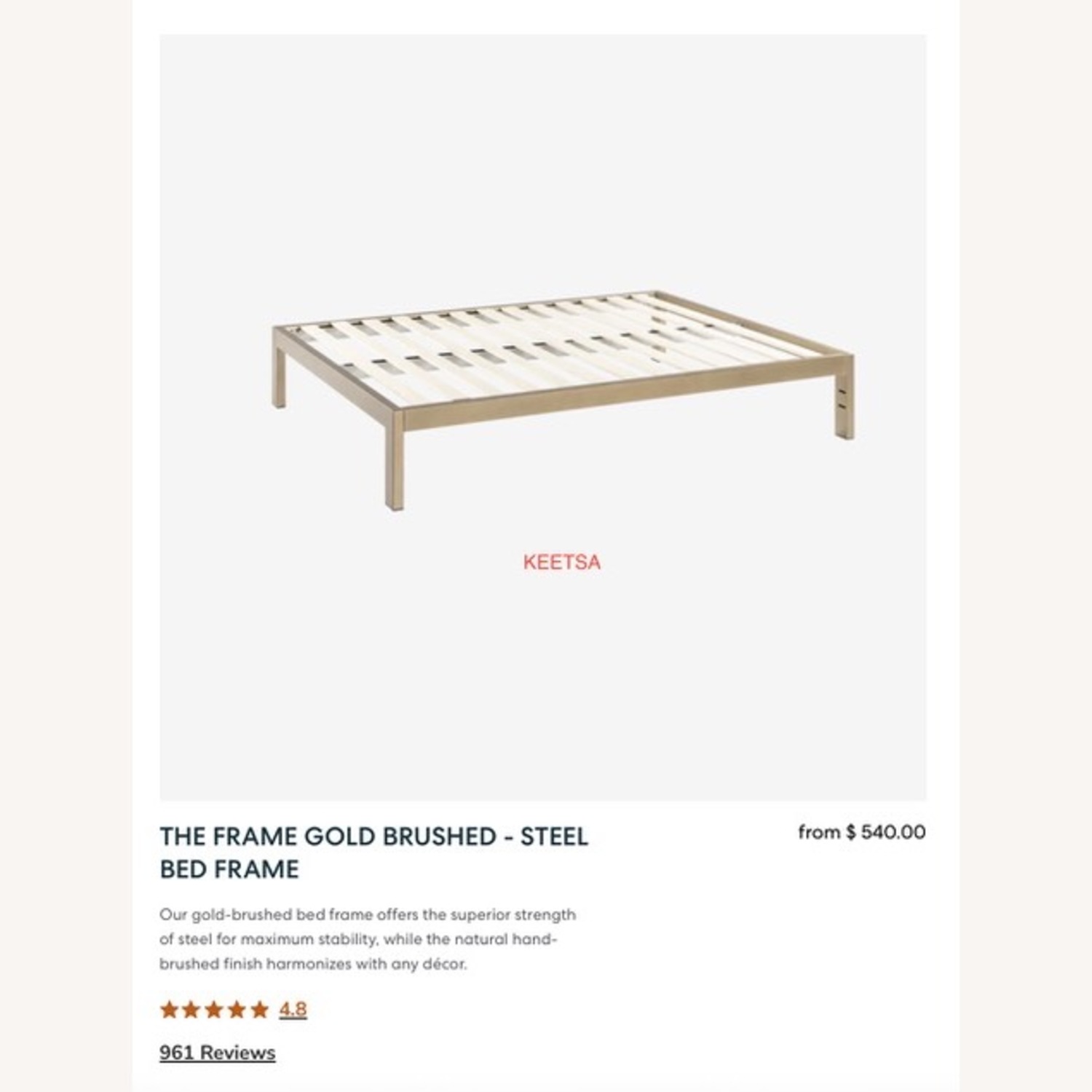 Keetsa Twin Bedframes - image-3