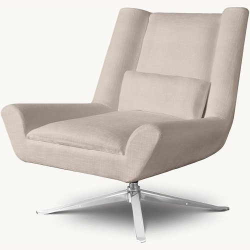 Used Restoration Hardware Luke Swivel Chair for sale on AptDeco