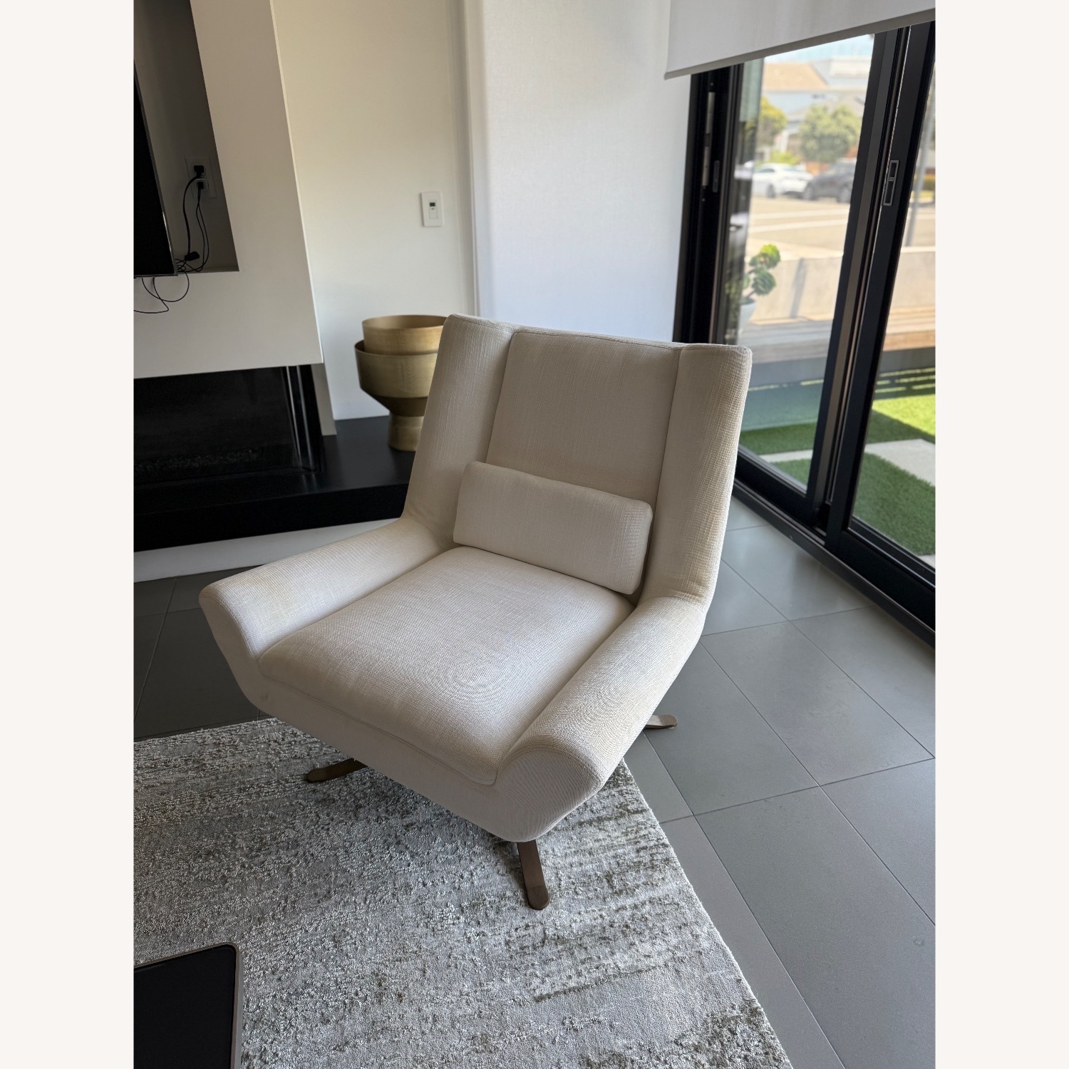 Restoration Hardware Luke Swivel Chair - image-8