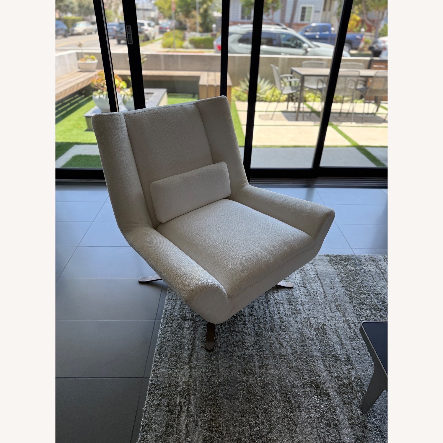 Restoration Hardware Luke Swivel Chair - image-7