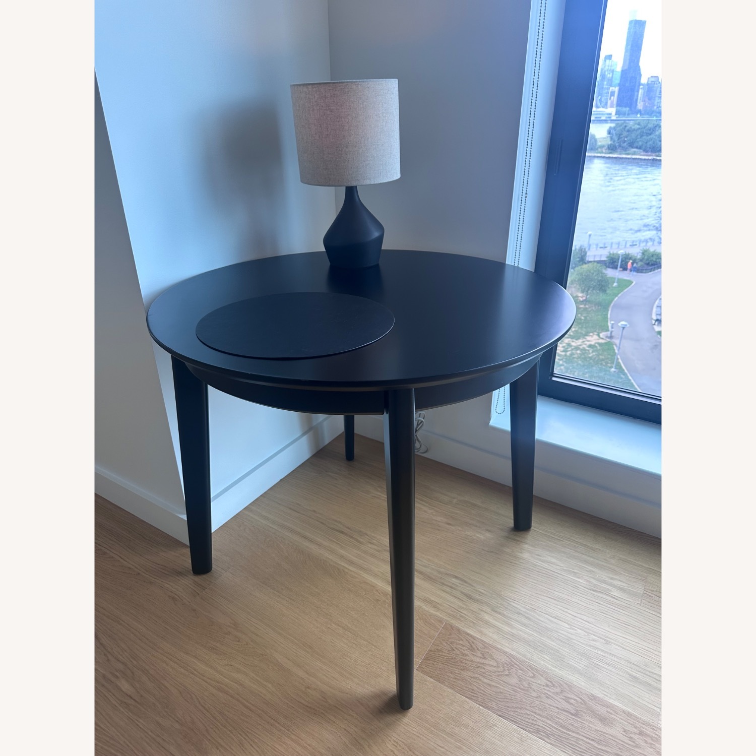 West Elm Windsor Chairs (2) + Round Table (36'') - image-3