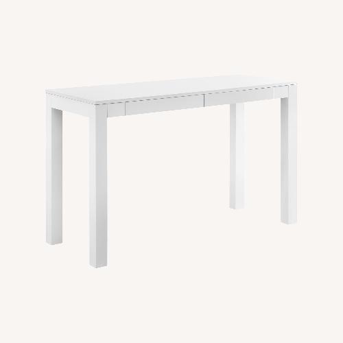Used Ameriwood Home Large Parsons 2-Drawer Computer Desk for sale on AptDeco