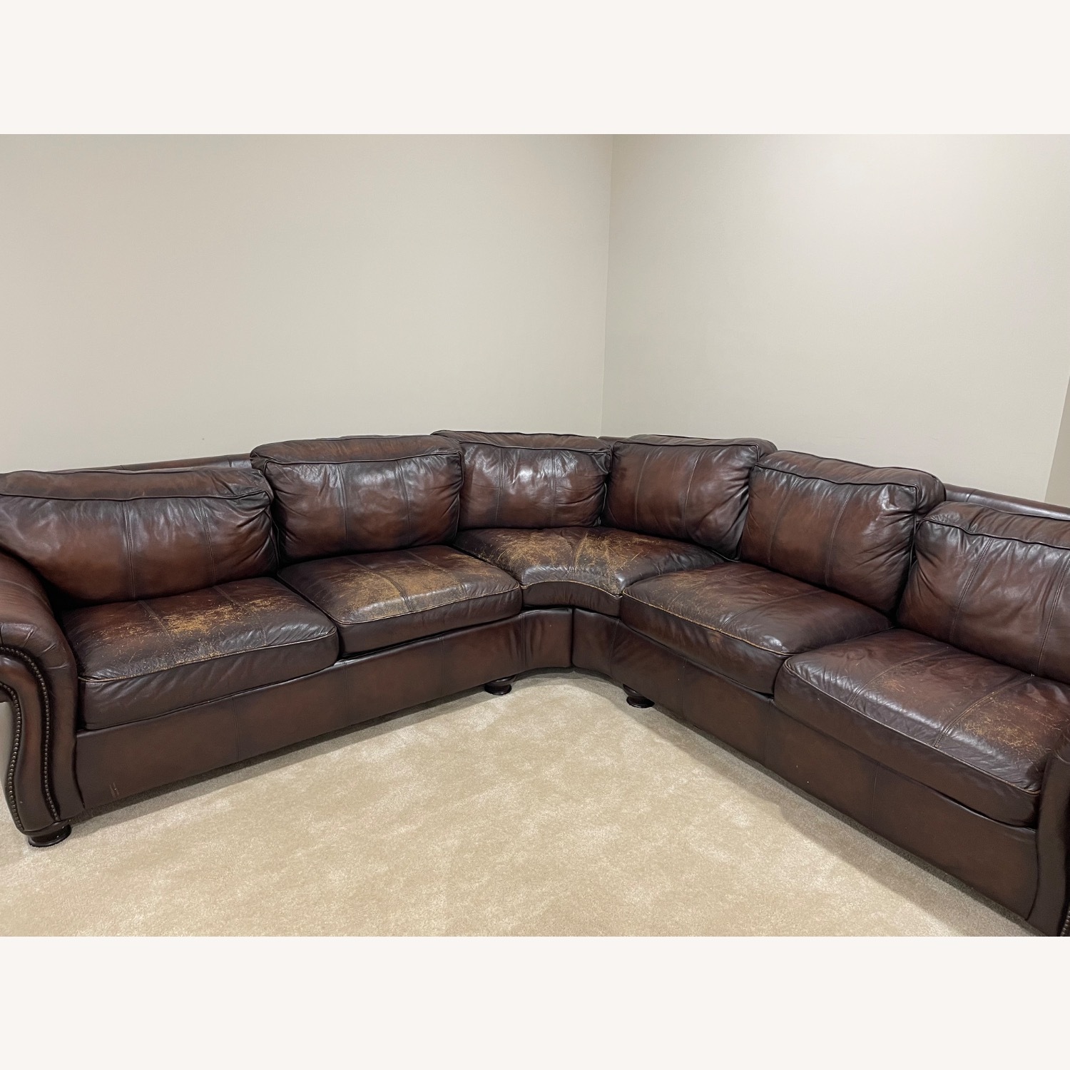 Premium Leather Sectional - image-14