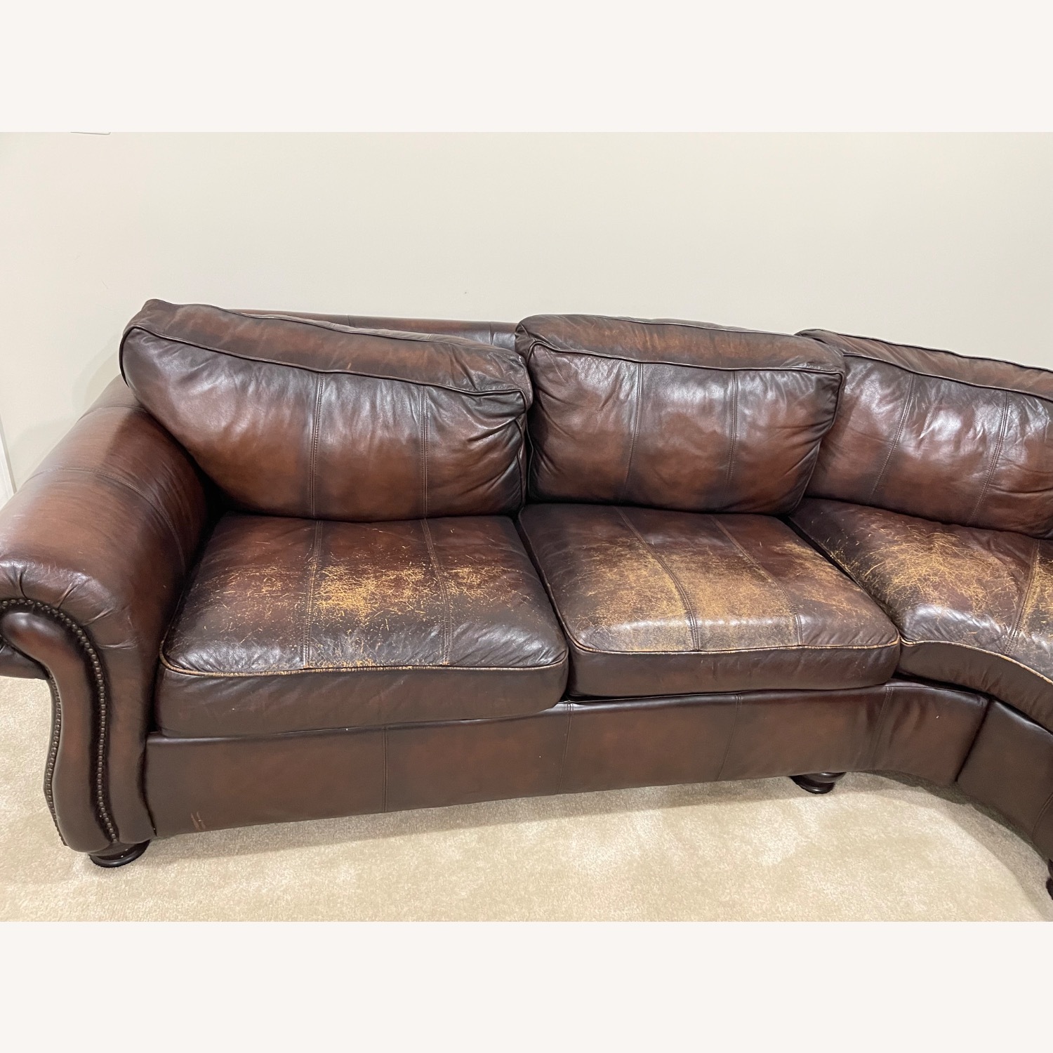 Premium Leather Sectional - image-13