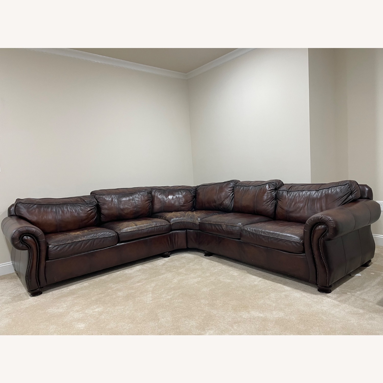 Premium Leather Sectional - image-6