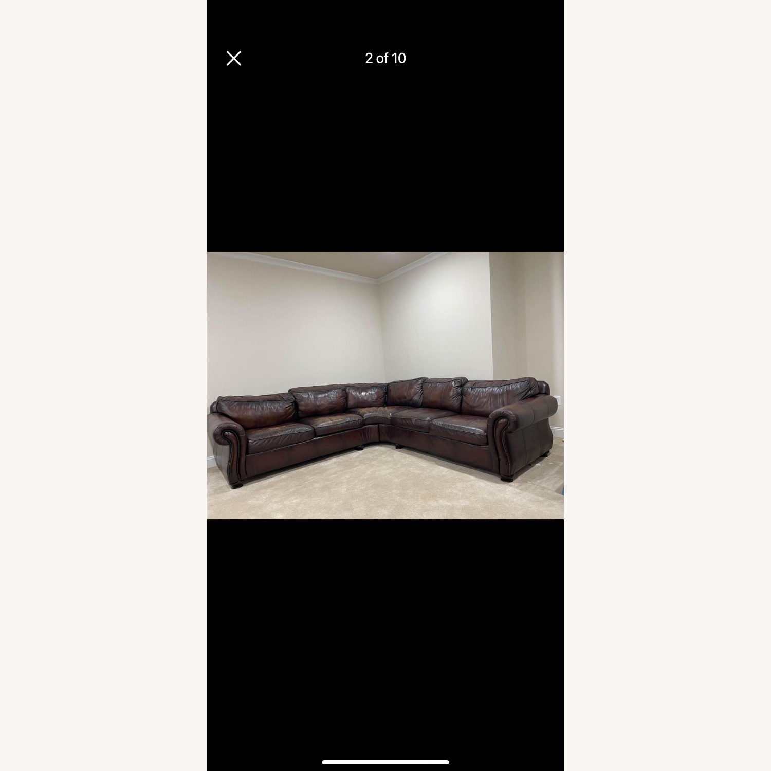 Premium Leather Sectional - image-3