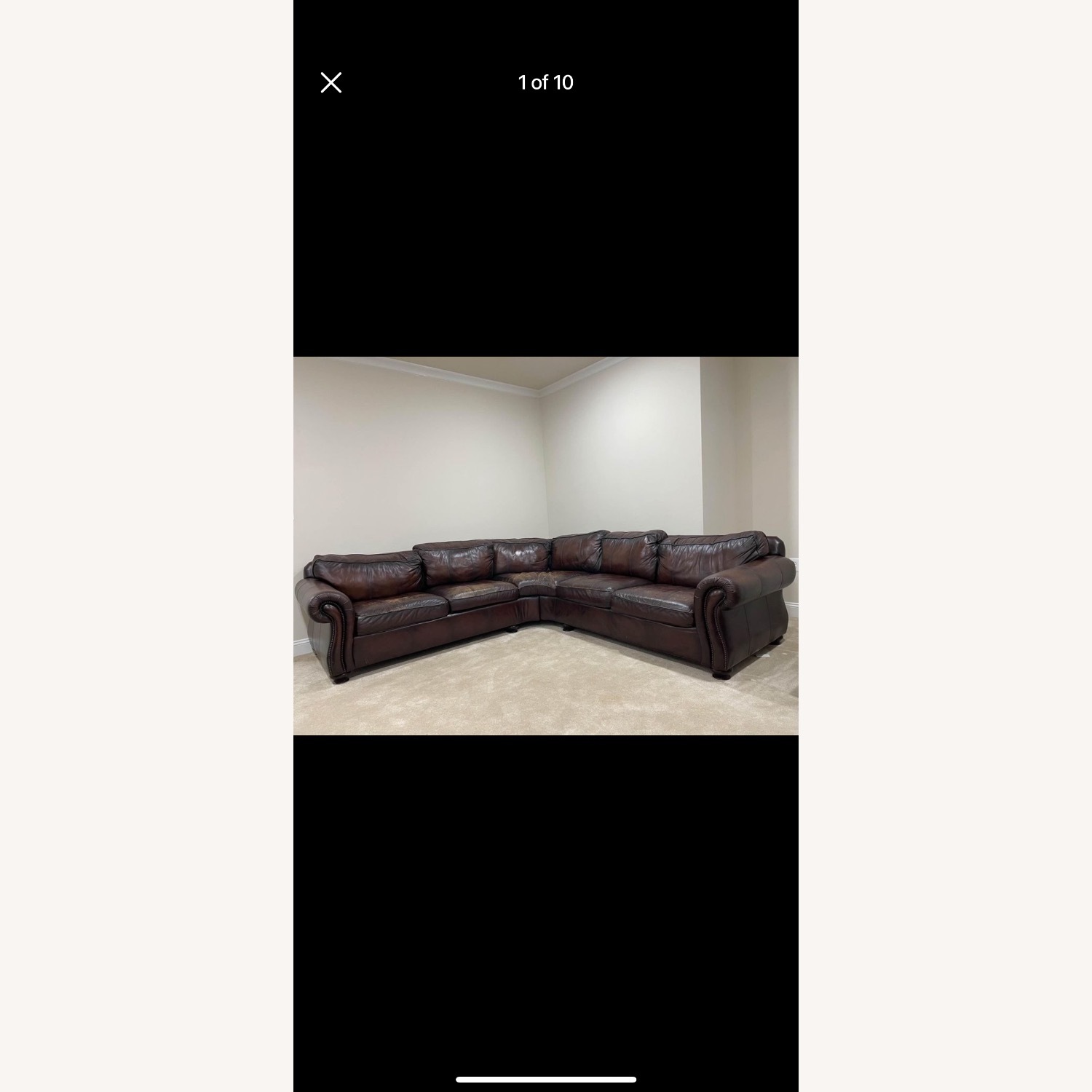 Premium Leather Sectional - image-5