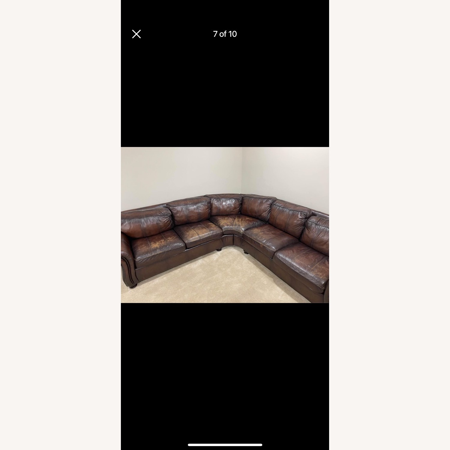 Premium Leather Sectional - image-1