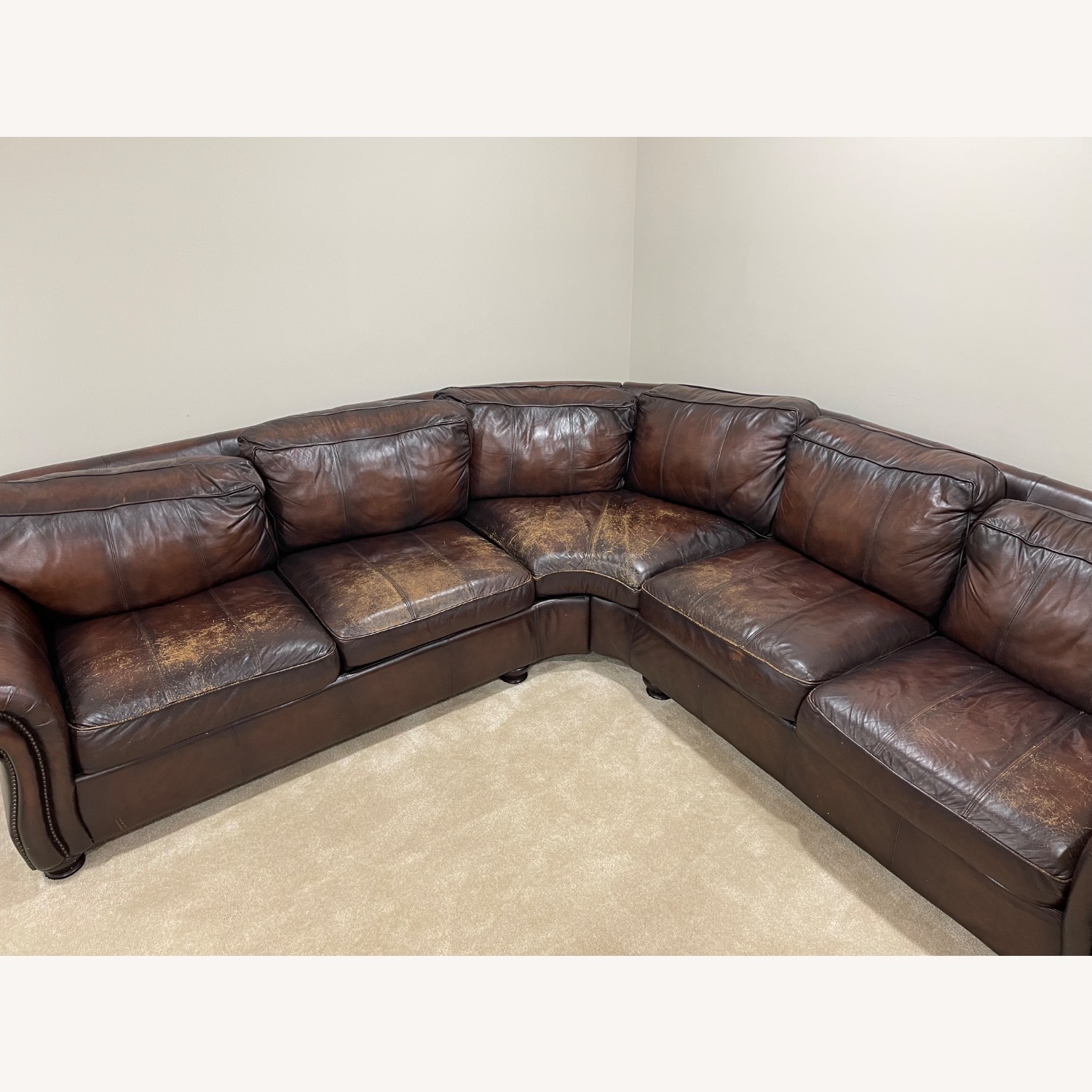Premium Leather Sectional - image-11