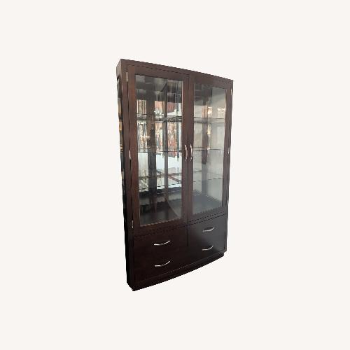 Used Contemporary China Cabinet With Interior Lighting for sale on AptDeco