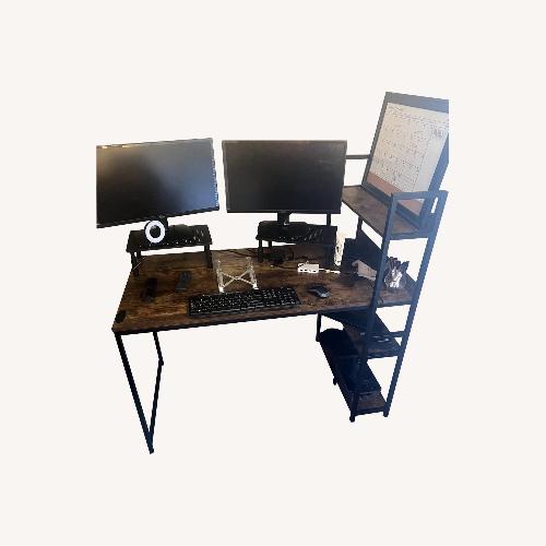 Used Desk W Shelves for sale on AptDeco