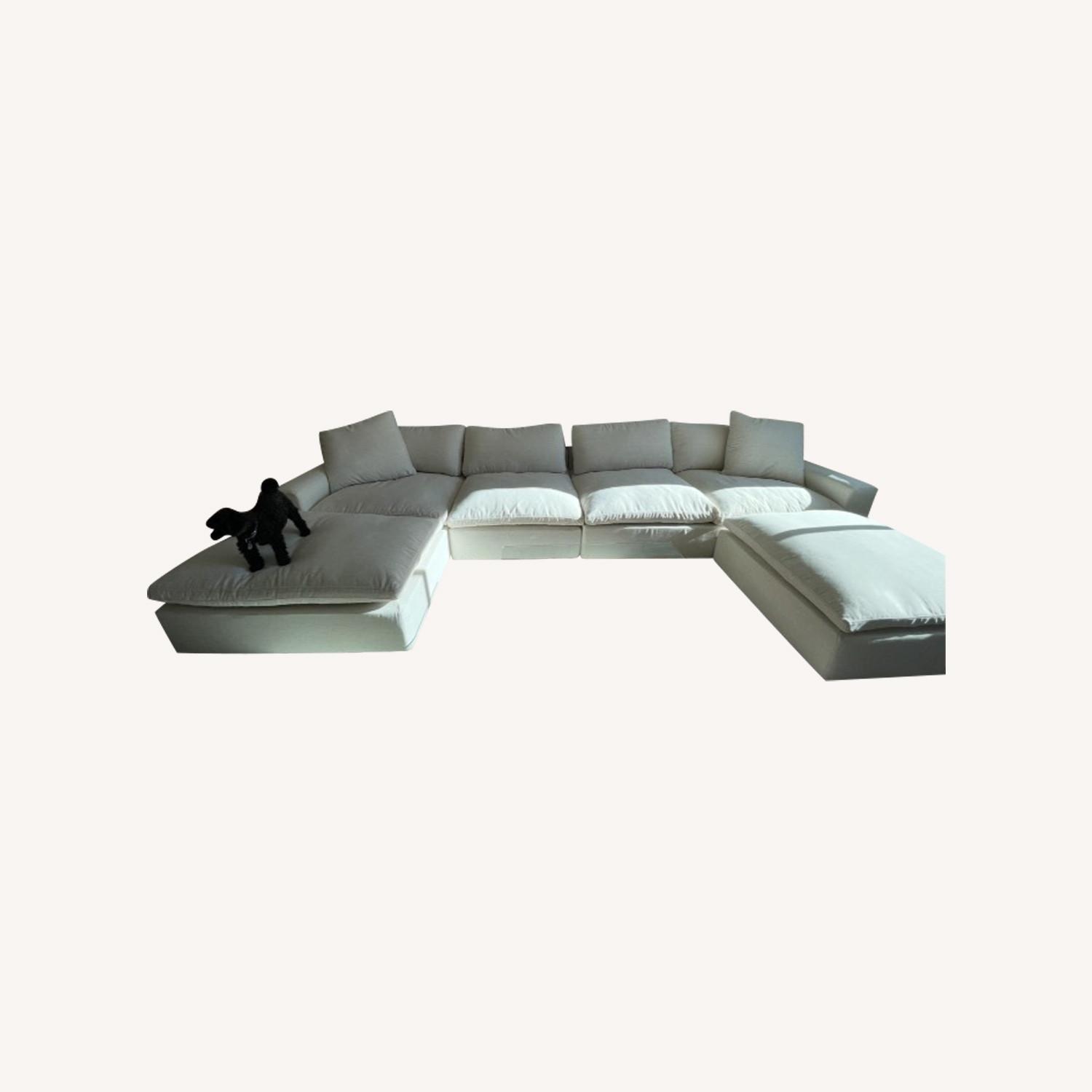 Living Spaces Utopia Cloud Modular 3 Piece Sectional - image-0