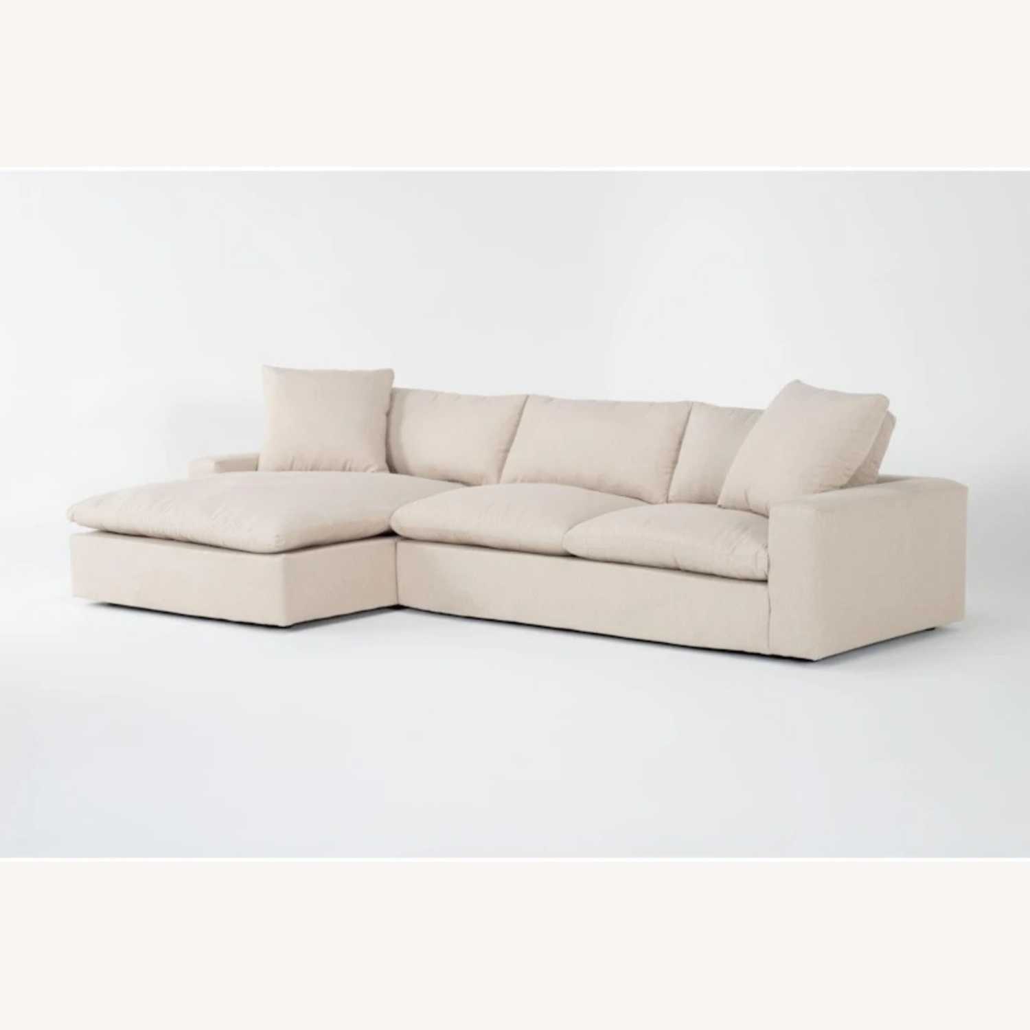 Living Spaces Utopia Cloud Modular 3 Piece Sectional - image-9