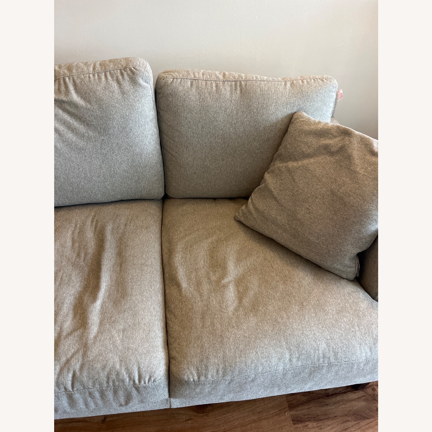 Macy’s Heather Gray Sofa - image-2