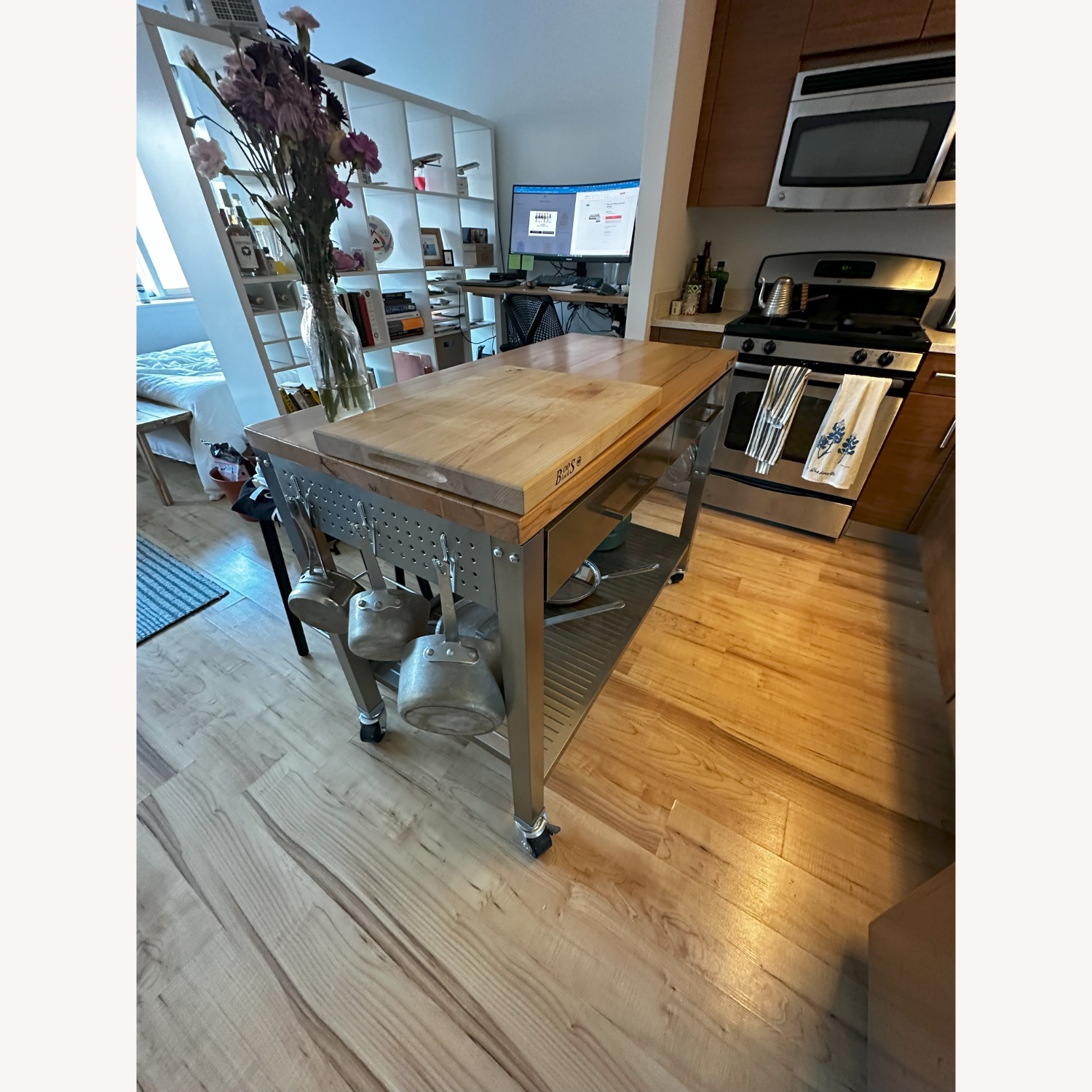 Industrial Style Kitchen Island - image-2