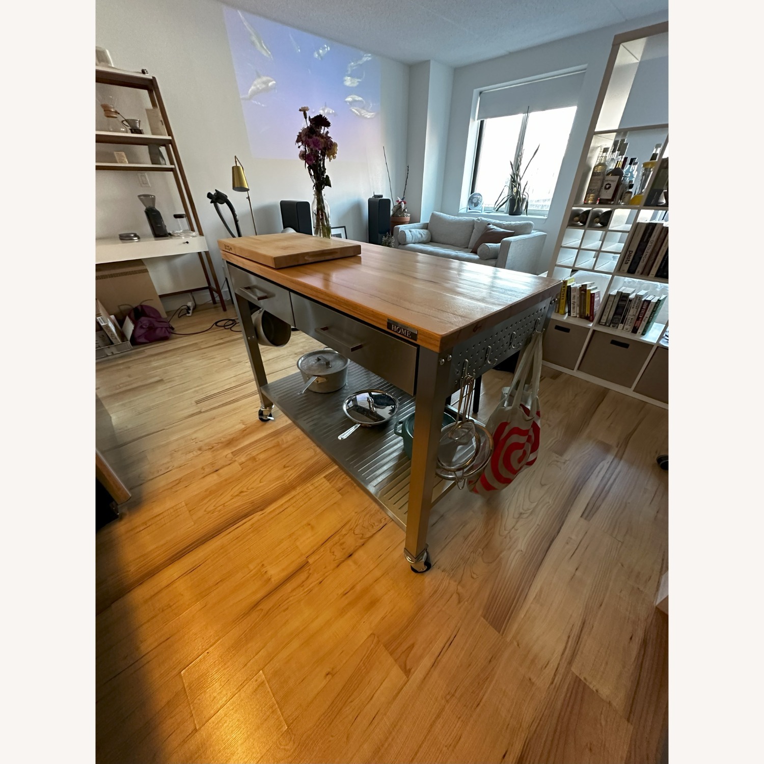 Industrial Style Kitchen Island - image-1