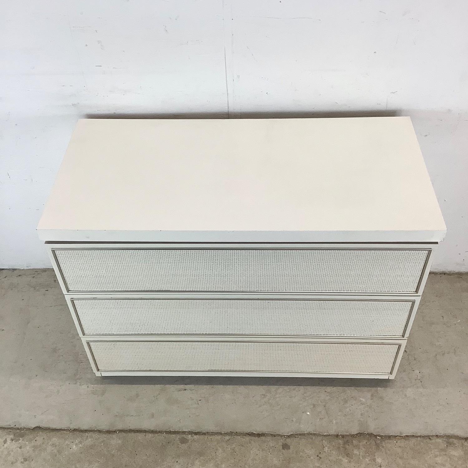 Vintage Modern Three Drawer Dresser With Mirror - image-18