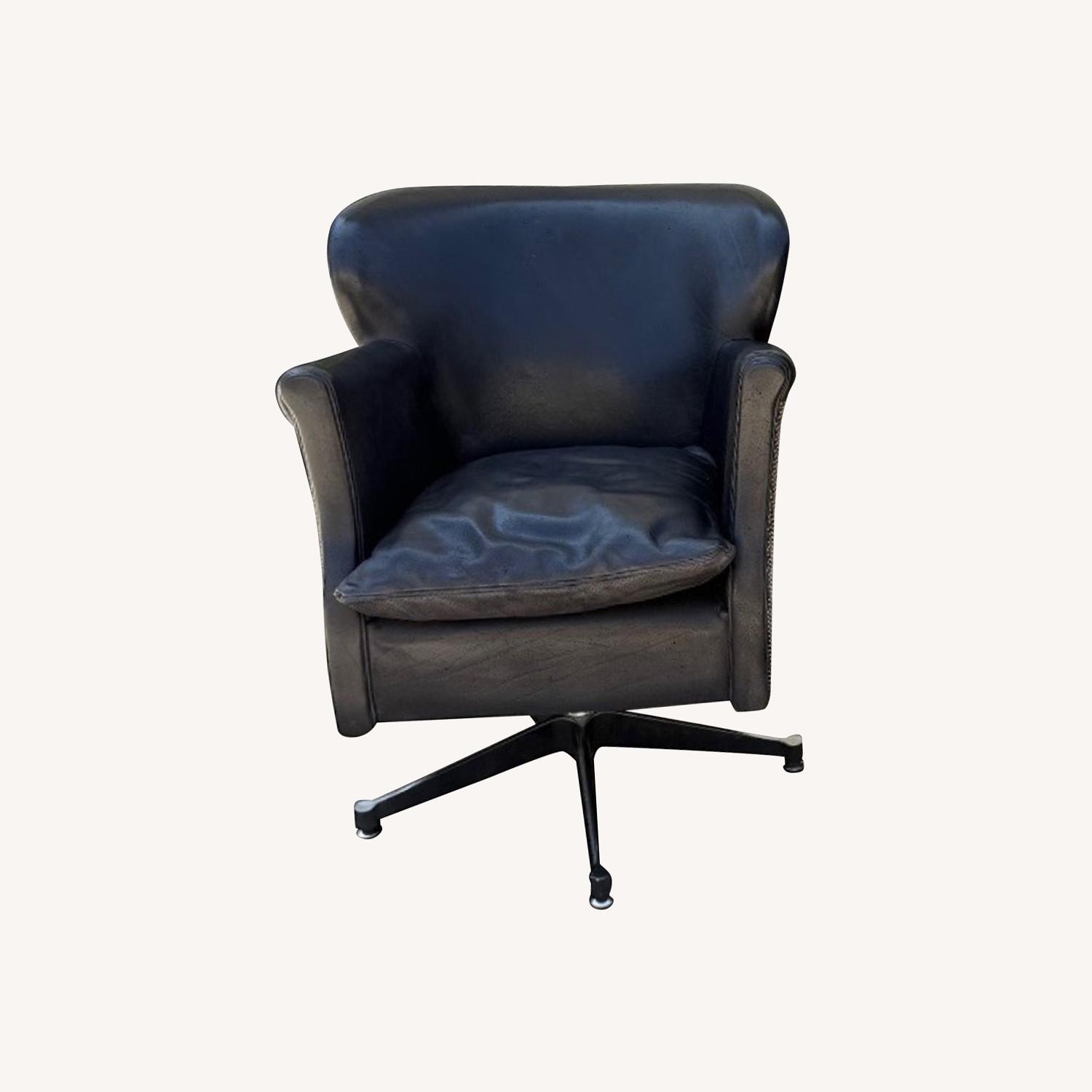 Timothy Oulton Punk Professor Black Swivel Chairs - image-0