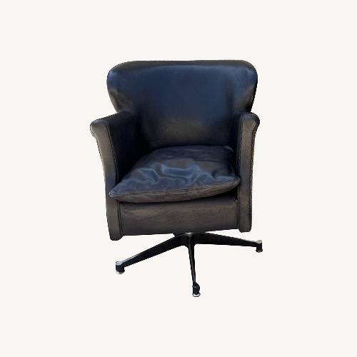 Used Timothy Oulton Punk Professor Black Swivel Chairs for sale on AptDeco
