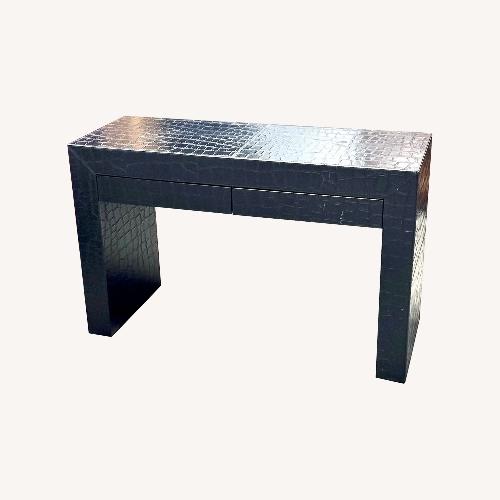 Used Timothy Oulton Black Desk Console Side Table for sale on AptDeco