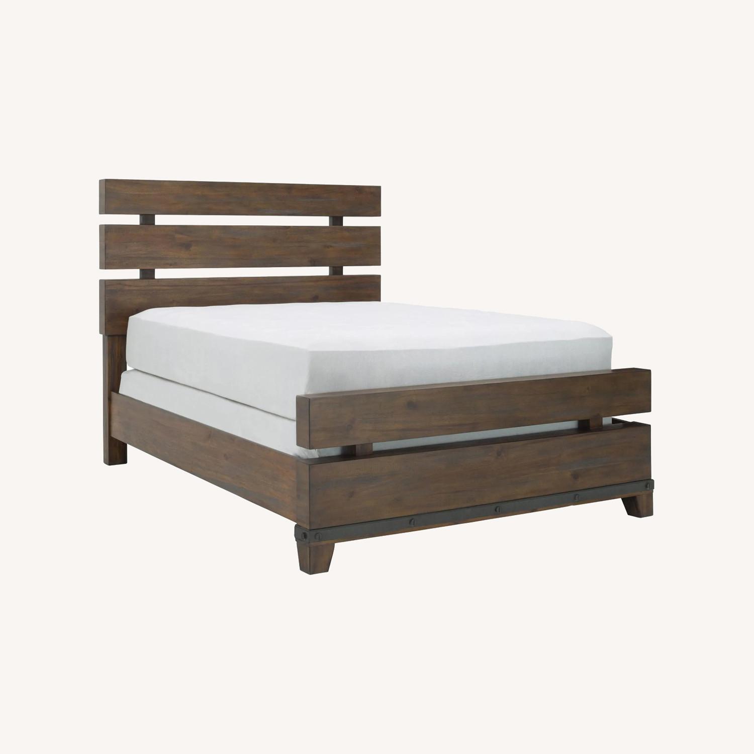 Raymour & Flanigan Santa Cruz Queen Bedframe - image-0