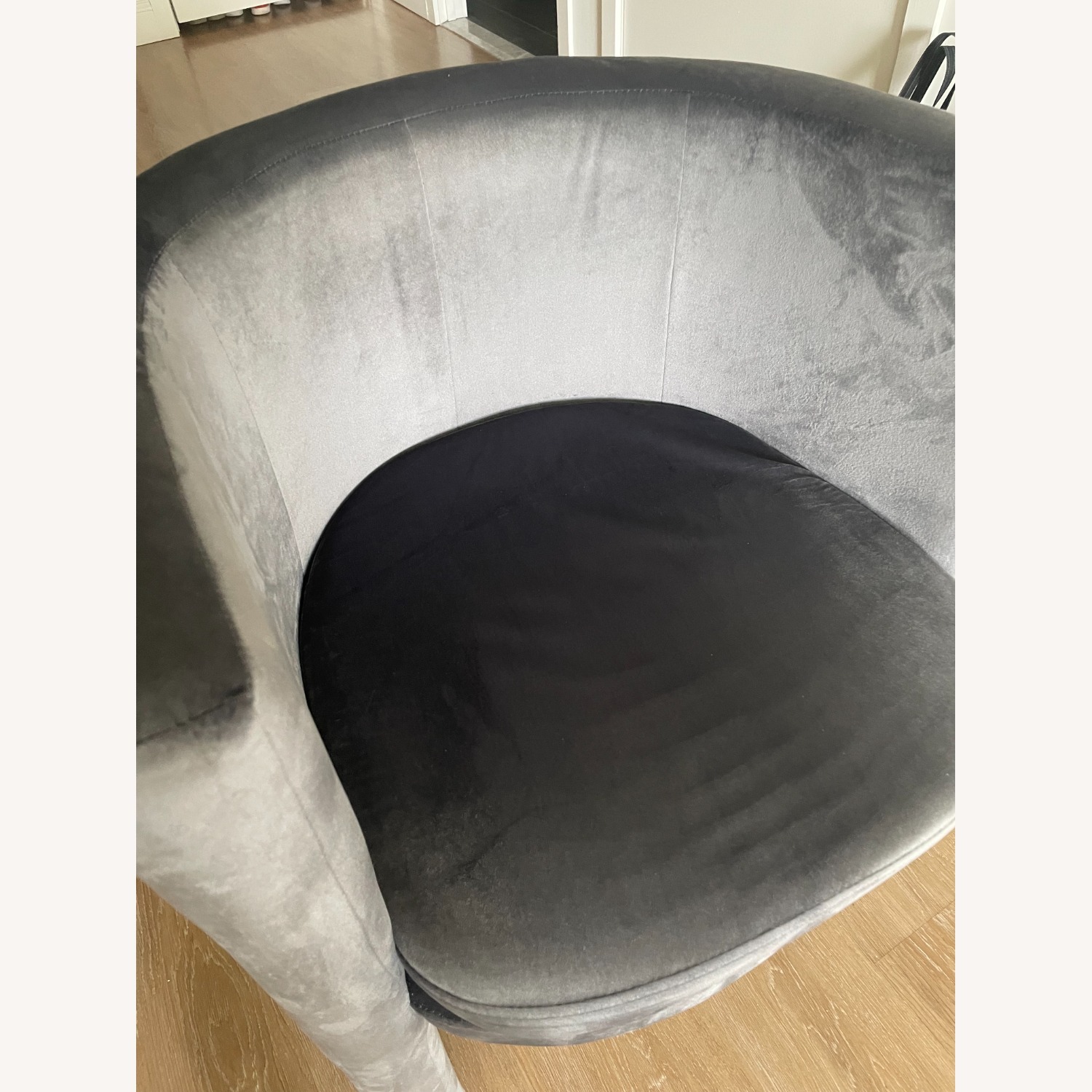 Barrel Chair with Ottoman - image-4