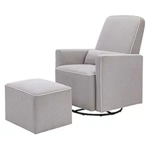 Used DaVinci Swivel Nursery Rocking Chair with Ottoman for sale on AptDeco